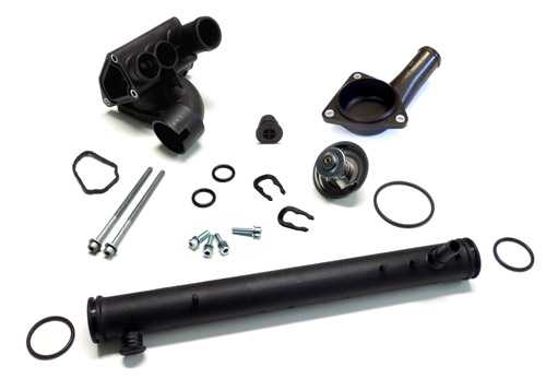 Thermostatgehäuse - Kühlmittel Rohr Set VW Bora, Golf IV Motor V6 AQP, AUE