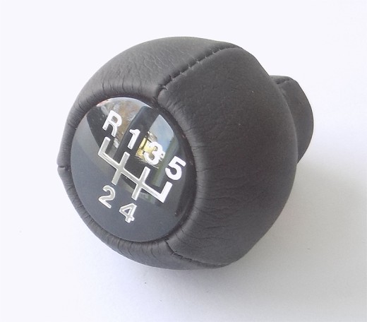 Schaltknauf schwarz echt Leder VW Corrado, Golf II, Jetta II