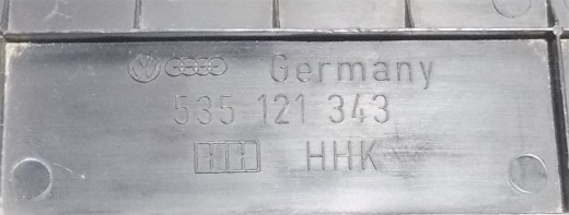 Abdeckung Kühlerlüfter gebraucht für VW G60 Corrado, Golf II, Rallye 535121343