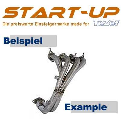 TeZet START-UP Stainless Steel Header - VW Golf III 2.0 16V