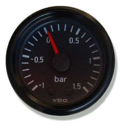 VDO Ladedruckanzeige -1 bar bis +1.5 bar VDO Ladedruckanzeige -1 bar bis +1.5 bar
