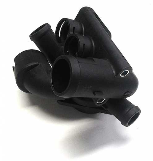 Kühlmittel Thermostatgehäuse Set für VW Bora, Golf IV Motor (VR5 AGZ ab Fahrgestellnummer) V6 AQP, AUE