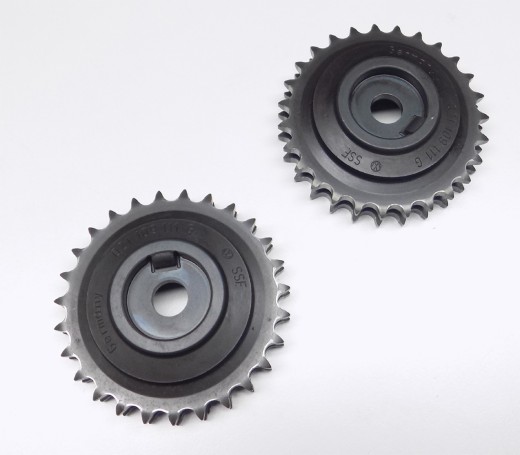 Duplex Kettenrad Nockenwellenrad Set gebraucht VW VR6 AAA, ABV, AES 021109111G
