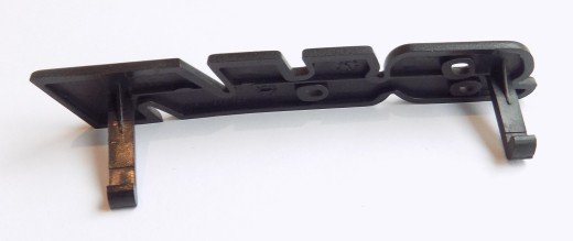 Emblem Kühlergrill Schriftzug VR6 Alu-gebürstet gebraucht VW Corrado 535853679D
