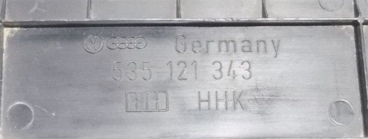 Abdeckung Kühlerlüfter gebraucht für VW G60 Corrado, Golf II, Rallye 535121343