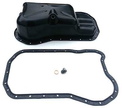 Ölwanne mit Gummi-Metall Ölwannendichtung und Ölablassschraube VW VR6 2.8 und 2.9 Motor Ölwanne mit Gummi-Metall Ölwannendichtung und Ölablassschraube VW VR6 2.8 und 2.9 Motor