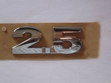 2.5L Chrome Badge - Self-adhesive 2.5L Chrome Badge - Self-adhesive