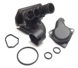 Thermostatgehäuse inkl. Kühlmittel Stutzen für VW New Beetle 2.3 V5 AQN Motor Thermostatgehäuse inkl. Kühlmittel Stutzen für VW New Beetle 2.3 V5 AQN Motor