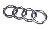 Emblem Schriftzug Audi Ringe chrom Kühlergrill für Audi A3, A4, A6, RS4, RS6, S3, S6 Emblem Schriftzug Audi Ringe chrom Kühlergrill für Audi A3, A4, A6, RS4, RS6, S3, S6