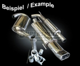 SUPERSPORT Edelstahl Komplettanlage ab Kat VW Golf IV Variant SUPERSPORT Edelstahl Komplettanlage ab Kat VW Golf IV Variant