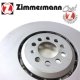 ZIMMERMANN FORMULA Z Bremsscheibe mit Alutopf, zweitelig rechts für VW Golf IV R32