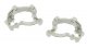 Bremssattelhalter Set Vorderachse für VW G60 Corrado, Golf II