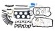 Steuerkettensatz für Simplex Steuerkette inkl. Motordichtsatz mit Ausführung Metall Zylinderkopfdichtung 3-lagig zur Erhöhung der Verdichtung VW VR6 Motor AAA,ABV