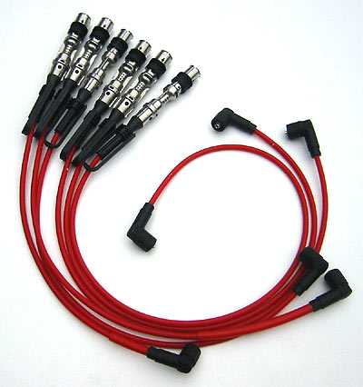 Red Ignition Wire Set - VW Golf IV V6