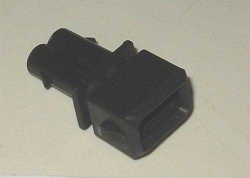 Flat 2-Pin Connector Housing Coupling Piece