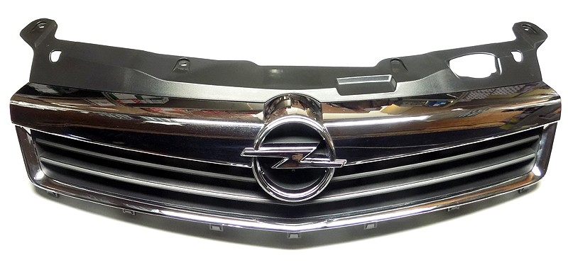Opel Astra H III Facelift Radiator Grille with Trim Strips