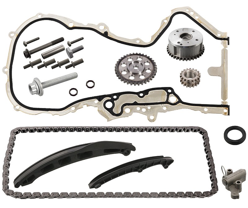 Timing Chain Kit 21-Piece for Audi, Seat, Skoda, VW 1.4 TFSI, 1.6 FSI, 1.4TSI Engine