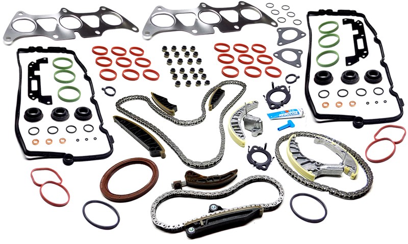 Timing Chain Kit with Head Gasket Kit - Audi A6, A7 3.0 TDI Engine CRTD, CRTE, CRTF, CZVA, CZVB, CZVC, CZVD