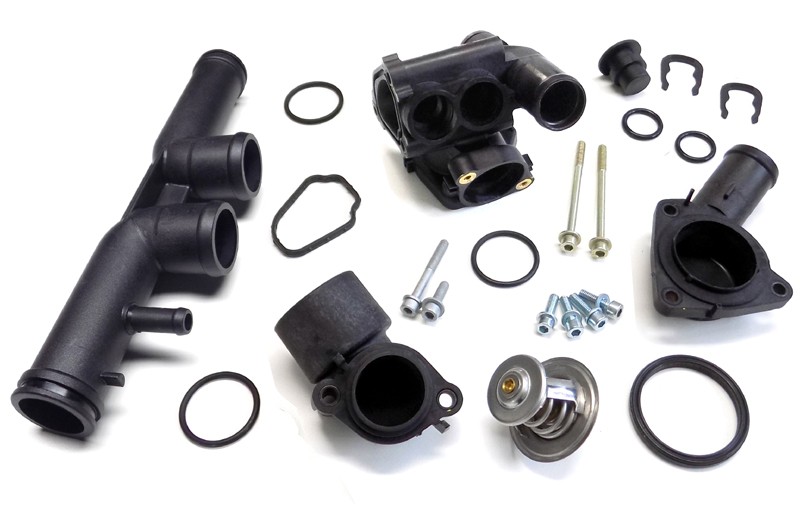 Thermostatgehäuse - Kühlmittel Rohr Set - 23 teilig für VW Passat V5, VR5 Motor AGZ