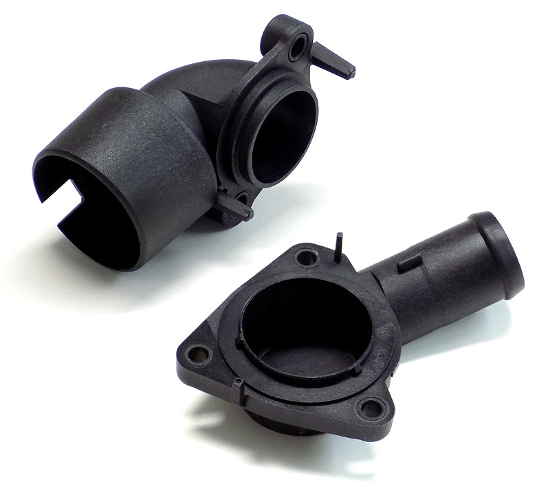 Kühlmittelflansch Stutzen Set für Thermostatgehäuse VW / SEAT V5, VR5 Motor AGZ