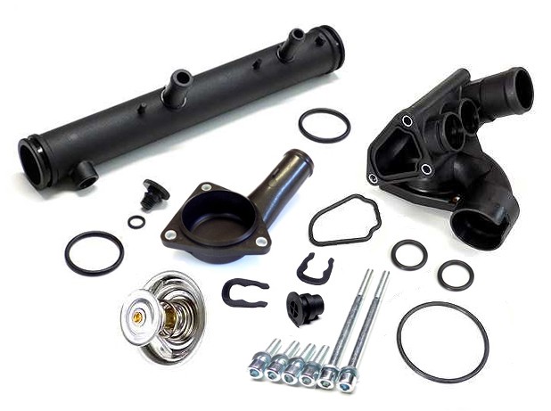 Housing - Coolant Pipe Set from year , from VIN number for VW, Seat 2.3 VR5, V5 Motor AGZ - VW / SEAT V5, VR5 Engine AGZ