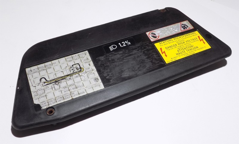Abdeckung Kühlerlüfter gebraucht für VW G60 Corrado, Golf II, Rallye 535121343B