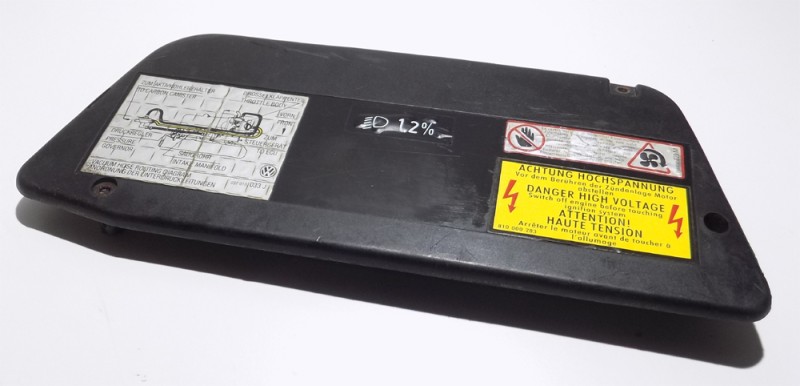 Abdeckung Kühlerlüfter gebraucht für VW G60 Corrado, Golf II, Rallye 535121343B
