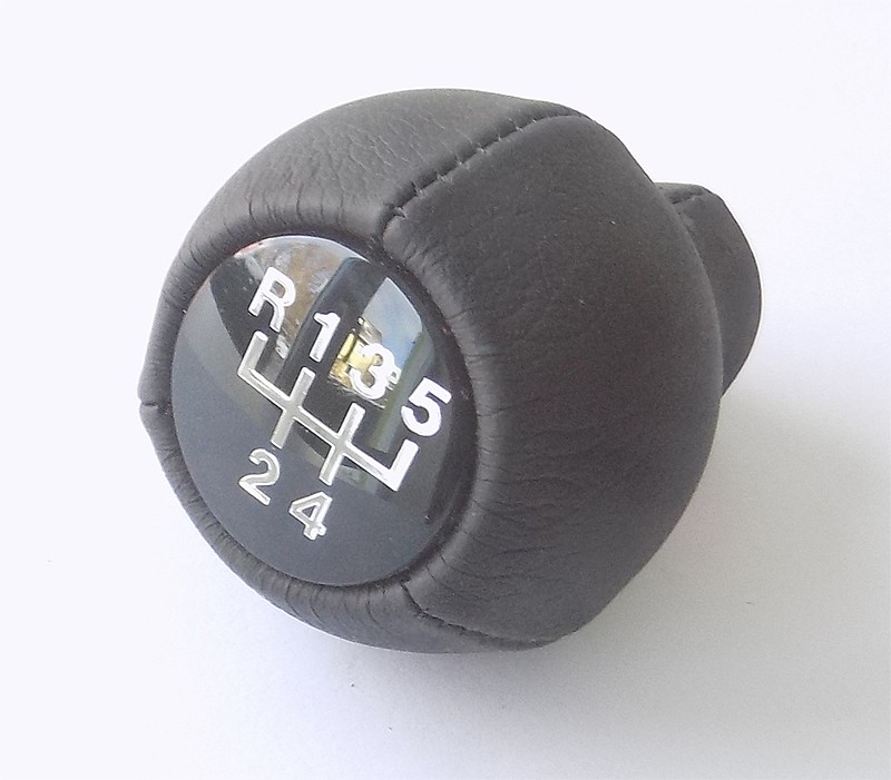 Schaltknauf schwarz echt Leder VW Corrado, Golf II, Jetta II