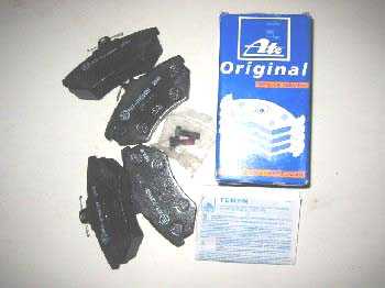 ATE Front Brake Pads - VW 1.8i, 1.8 16V, 2.0i, 2.0 16V