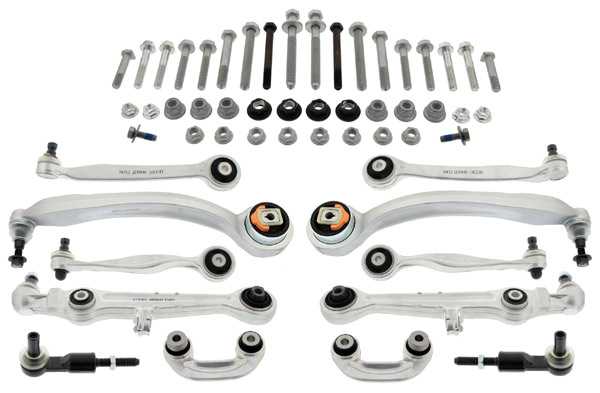 Wishbone Set Reinforced for Audi A4 B5, A6 C5, VW Passat 3B, 3BG, Skoda Superb