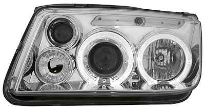 Angel Eye E-code Headlights - VW Bora/Jetta IV