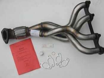 TeZet Stainless Steel Header VW Corrado, Golf II G60