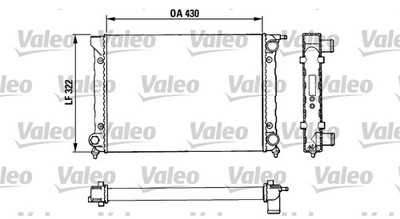 Radiator - VW Golf II / Jetta II 2.0i, 16V, G60