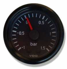 VDO Boost Gauge -1 Bar to +1.5 bar