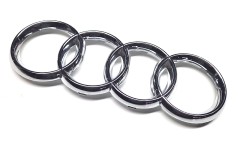 Emblem Lettering Audi Rings chrome radiator grille for Audi A3, A4, A6, RS4, RS6, S3, S6