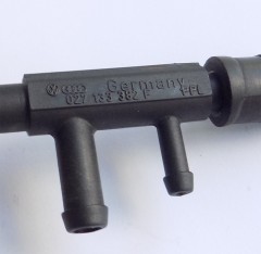 Stutzen und Verschlusskappe gebraucht VW 16V 1.8 KR Scirocco II 027133382F, 035133335