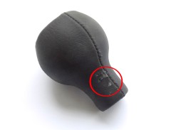 Schaltknauf schwarz echt Leder VW Corrado, Golf II, Jetta II