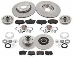 Brake Kit Conversion Kit on Bolt Circle 5x100 for VW 2.0i, 16V, G60 Corrado, Golf II, Jetta II with ABS