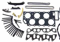 Timing Chain Kit Duplex with Triple Layer Metal Head Gasket and additional Seals/Gaskets - VW VR6 Engine AAA,ABV