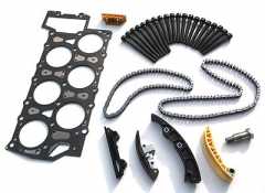 Timing Chain Kit includes Head Gasket and Stretch Bolts - VW Bora (Jetta IV) / Golf IV 2.3 V5 engine AQN