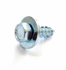 Hex tapping screw with washer 6.5 x 20 mm
