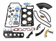 Timing Chain Kit includes Head gasket kit and cylinder head bolts - VW Bora, Golf IV, New Beatle, Passat / SEAT Toledo II VR5, V5 Engine AQN, AZX