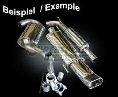 SUPERSPORT INOX sport exhaustsystem -  AUDI A3 8L, VW Golf IV Sedan