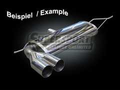 SUPERSPORT INOX sport backsilencer - AUDI A3 8P