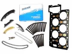 Timing Chain Kit includes Head Gasket and Stretch Bolts - VW V5 - Engine Codes: AQN, AZX