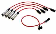 Sparkplug Wire Set red - VW Corrado, Golf II, Passat 35i G60