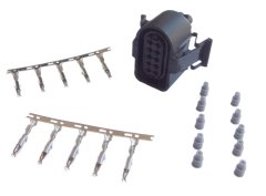 Stecker Flachkontaktgehäuse 10-polig für Audi, Seat, Skoda, VW