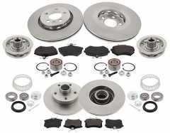 Bremsensatz Umbausatz auf Lochkreis 5x100 für VW 2.0i, 16V, G60 Corrado, Golf II, Jetta II mit ABS Bremsensatz Umbausatz auf Lochkreis 5x100 für VW 2.0i, 16V, G60 Corrado, Golf II, Jetta II mit ABS